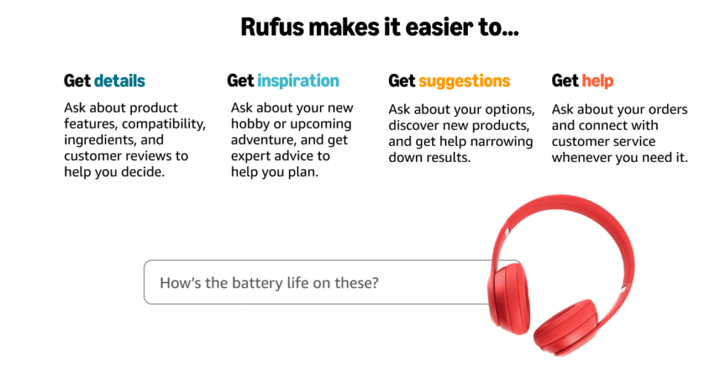 how amazon rufus help 